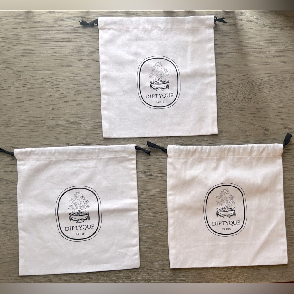 3 Diptyque cloth bags